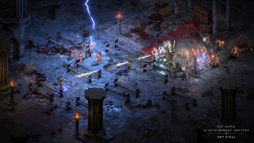 Screenshot of Diablo 2 Resurrected gameplay from official press kit